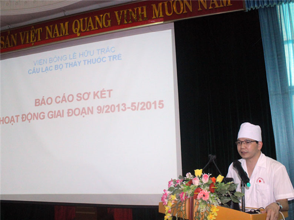 Câu lạc bộ thầy thuốc trẻ Viện Bỏng Lê Hữu Trác tổ chức sơ kết hoạt động giai đoạn 2013-2015